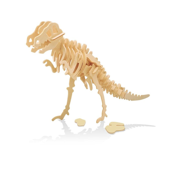 Buki Drewniany model Szkielet dinozaura Tyranozaur