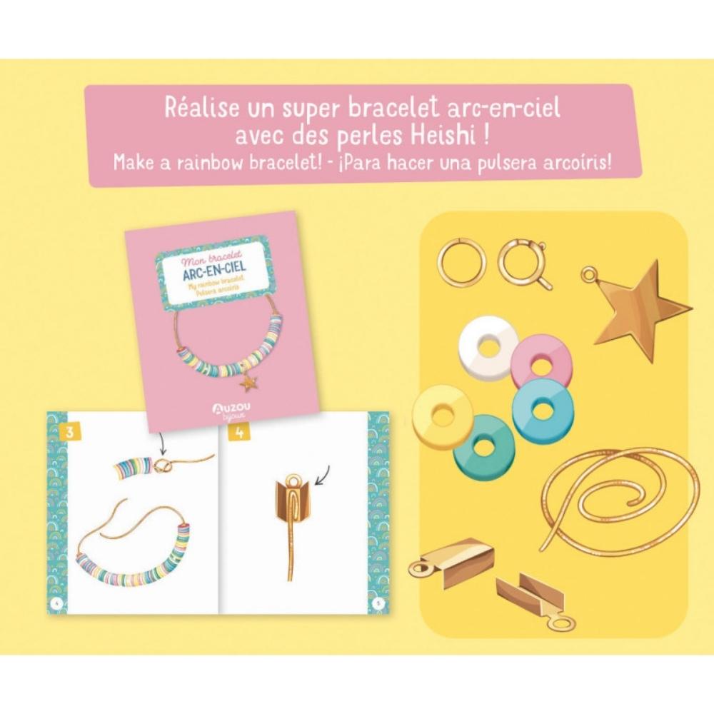 Auzou Zestaw Bransoletka DIY Tęcza