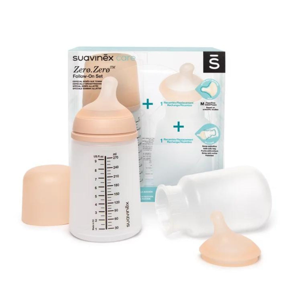 Suavinex Zestaw startowy butelka Zero Zero 270 ml