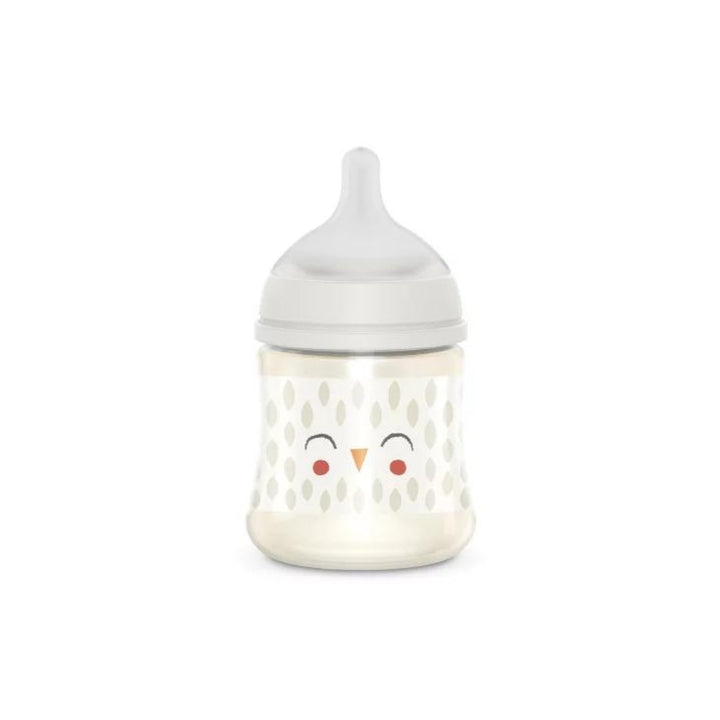Suavinex Butelka dla niemowląt 150 ml SX Pro wolny przepływ Sowa beżowa