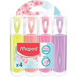 Maped Zakreślacze pastelowe Fluo Peps 4 szt. w etui