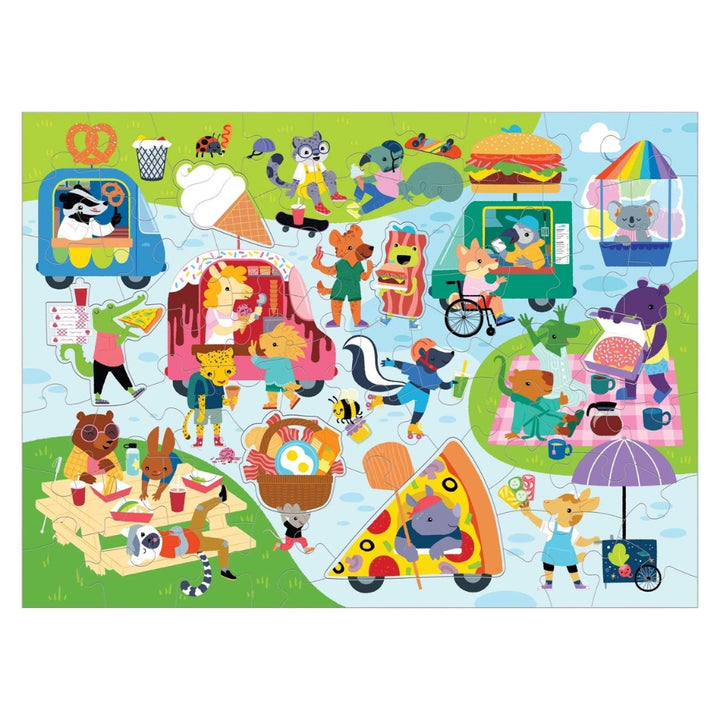 Mudpuppy Puzzle dla dzieci Food Festival Scratch and Sniff 60 el.