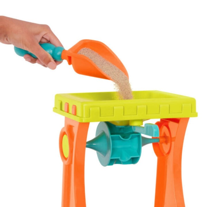 B.toys Zabawki do piasku autko dla dzieci Sandy Sifter Set