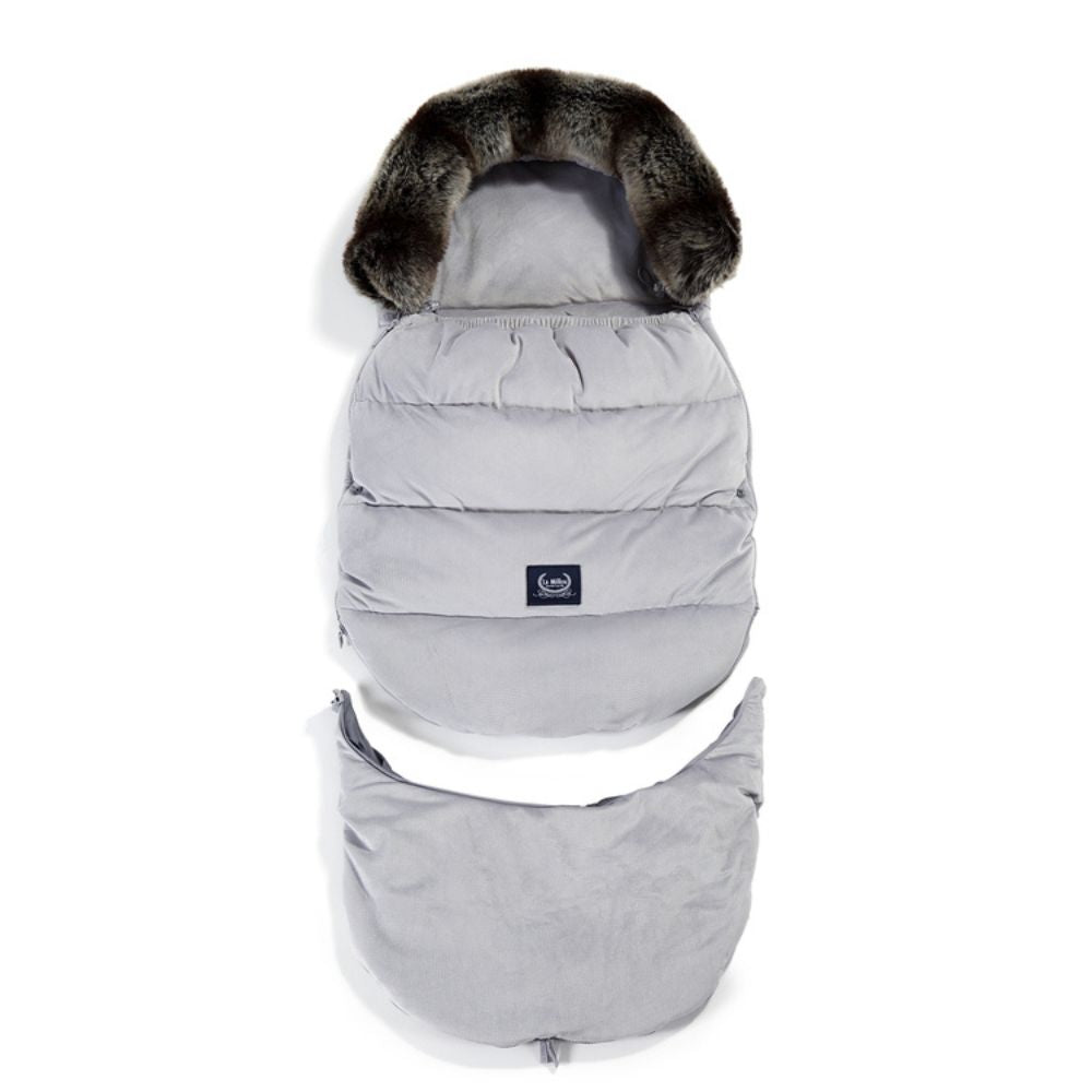 La Millou Śpiworek do wózka Aspen Winterproof Stroller Bag Combo Dark Grey