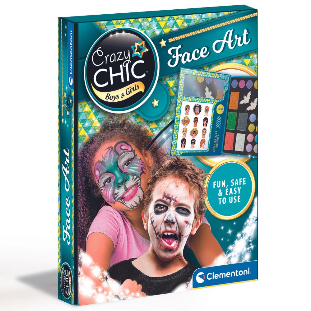 Clementoni Farby do malowania twarzy Crazy Chic
