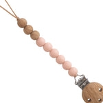 Mushie Koralikowa zawieszka do smoczka Eva Blush