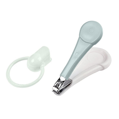Beaba Cążki do paznokci w etui Green Blue