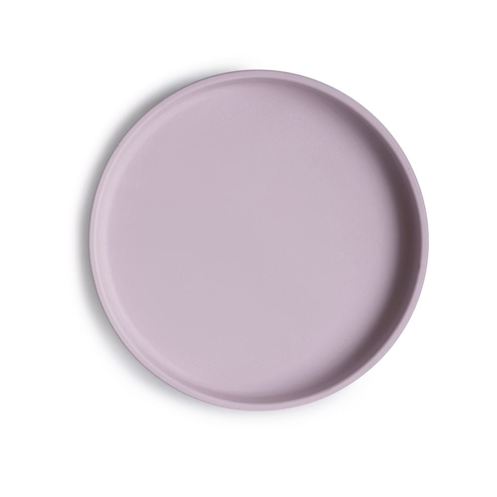 Mushie Silikonowy Talerzyk z Przyssawką Classic Soft Lilac