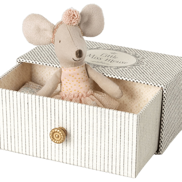 Maileg maskotka mysz baletnica Little sister w pudełku