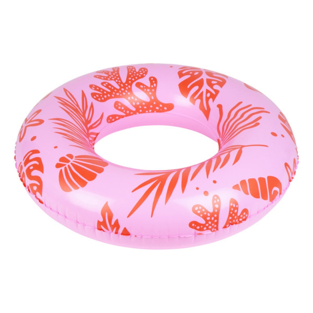 The Swim Essentials Koło do pływania dla dzieci Pink Ocean 90cm