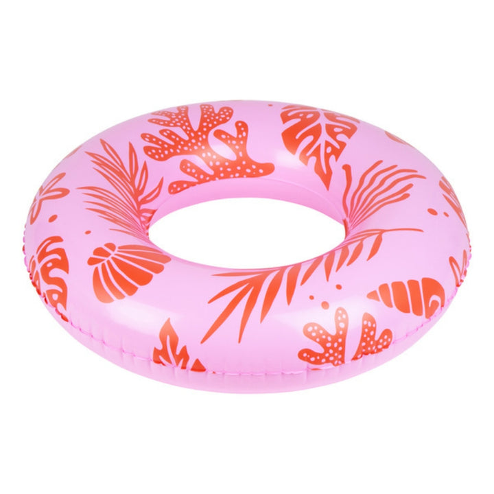 The Swim Essentials Koło do pływania dla dzieci Pink Ocean 90cm