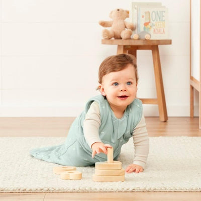 ergoPouch Śpiworek niemowlęcy Jersey Sage 3-12m 2,5TOG