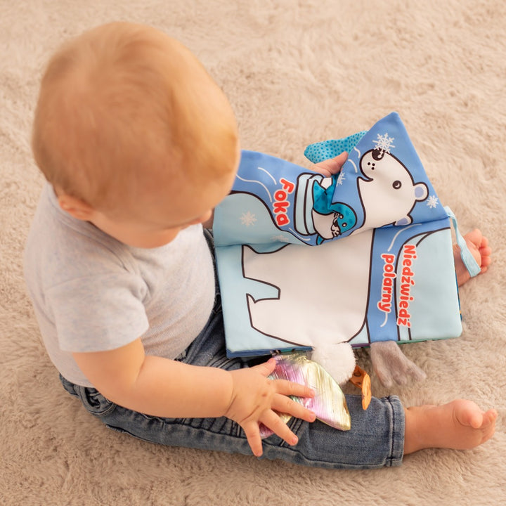Jolly Baby Książeczka sensoryczna Zwierzaki polarne