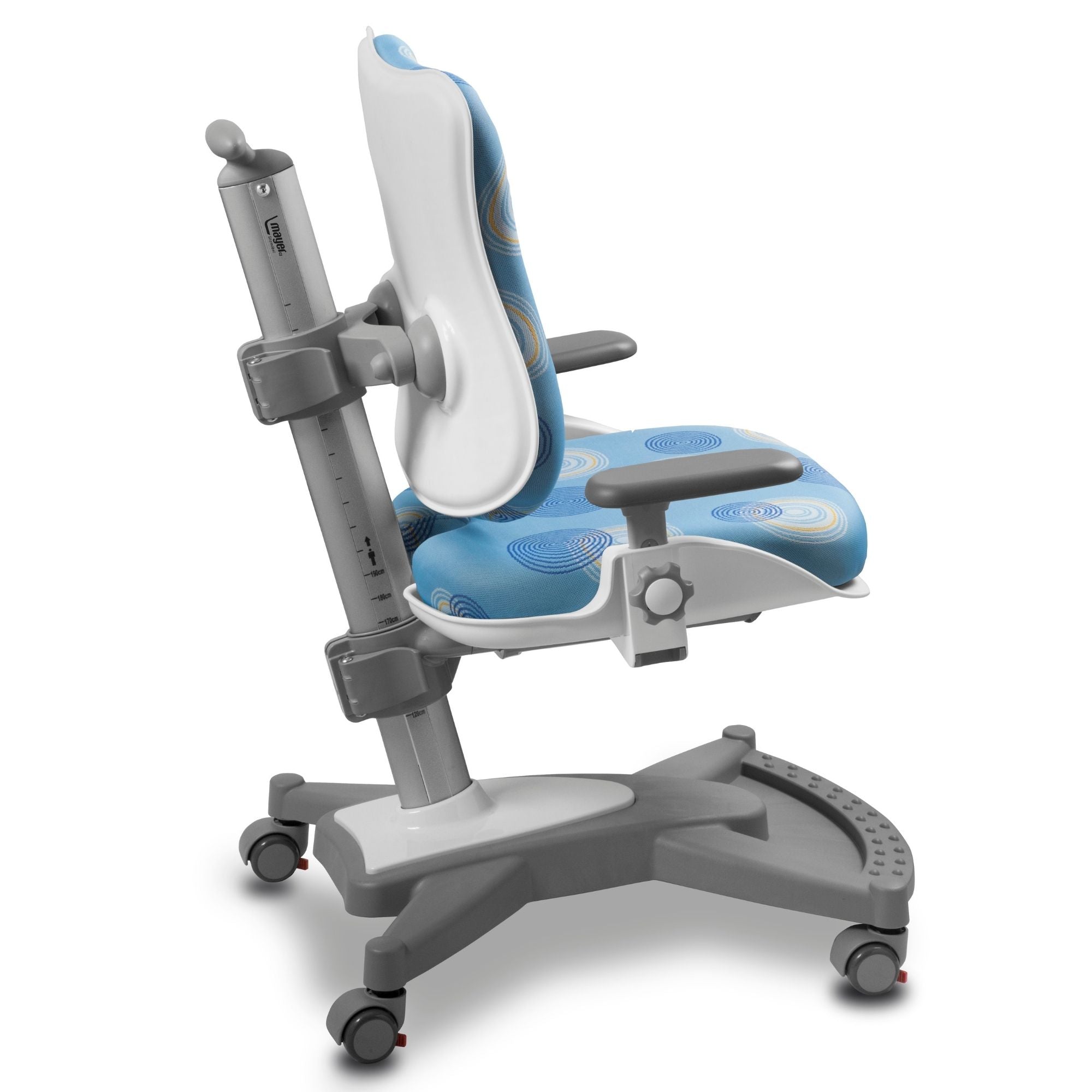 Mayer Ergonomiczne krzesło rosnące z dzieckiem MyChamp niebieskie kółka