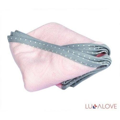 Lullalove Otulacz bambusowy 110x110 cm różowy - 4kidspoint.pl
