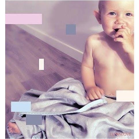 Lullalove Otulacz bambusowy 110x110 cm różowy - 4kidspoint.pl