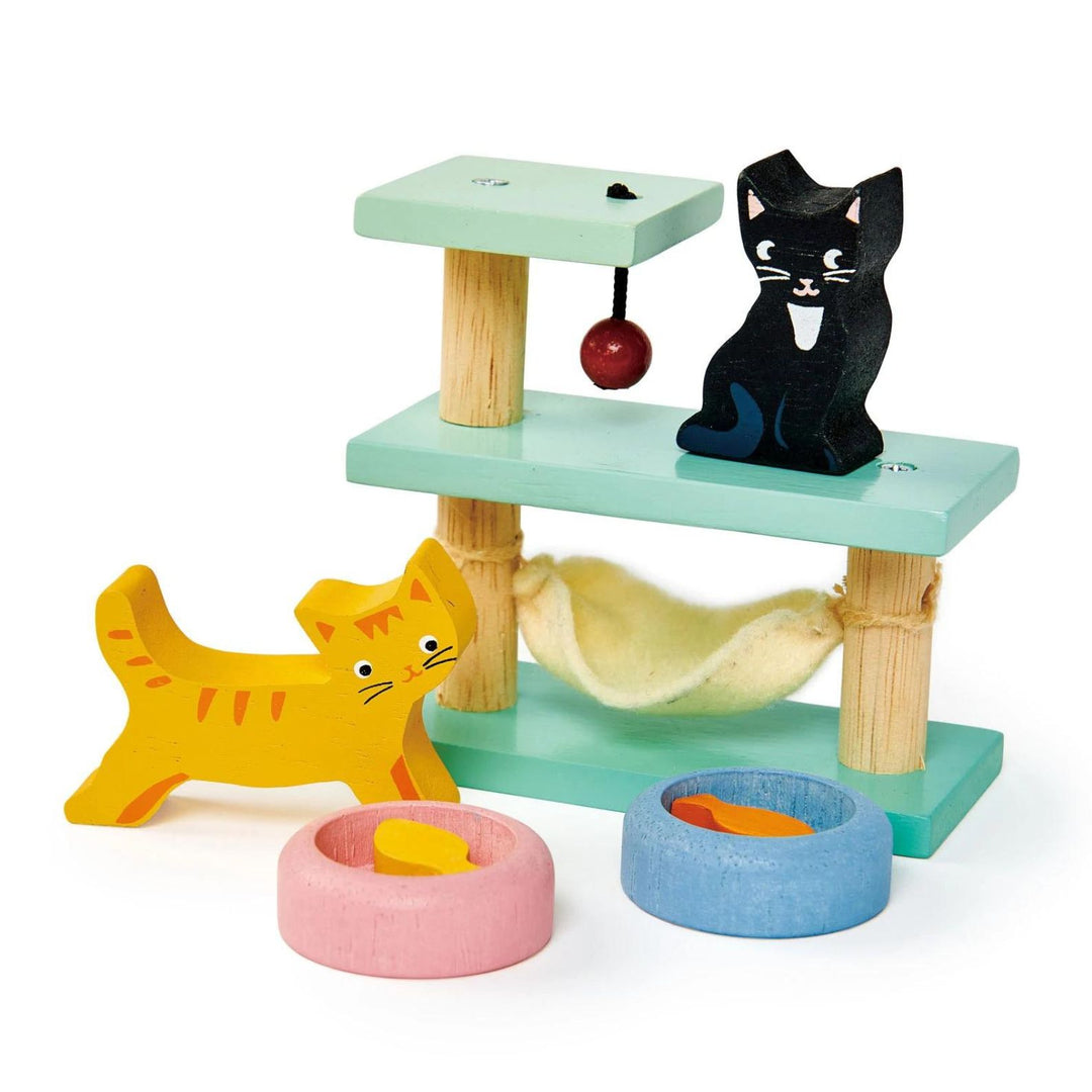 Tender Leaf Toys Drewniane figurki do zabawy kotki