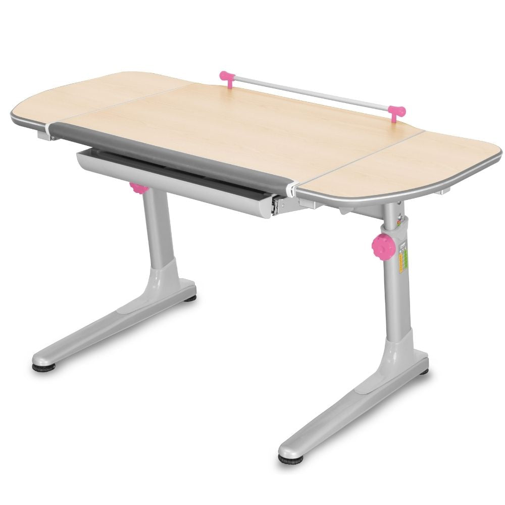 Mayer Biurko ergonomiczne rosnące razem z dzieckiem naturalne + 5 kolorów Profi3