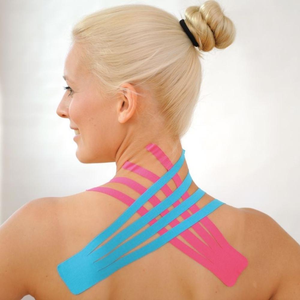 Sissel Kinesiology Tape taśma plastry do kinesiotapingu 5cm x 5m różowa