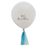 Gingerray balon lateksowy Big Brother Balloon with Blue Tassels