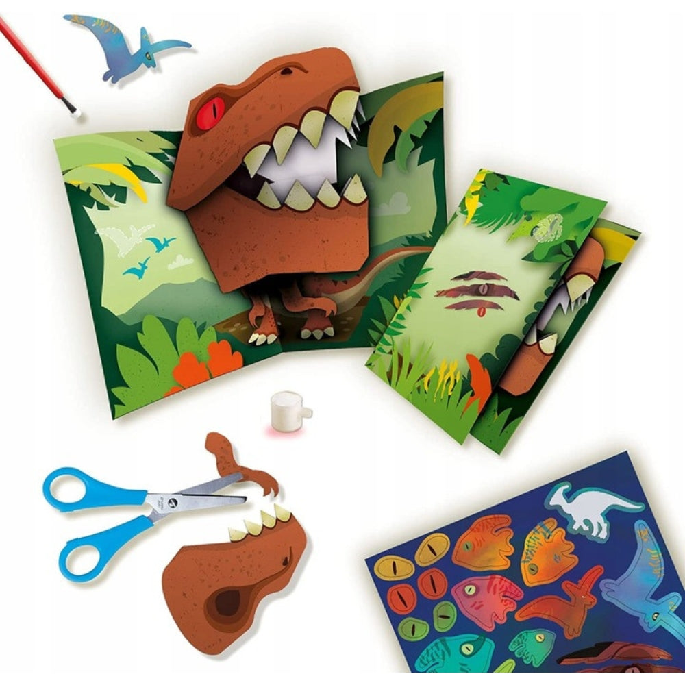 SES zestaw kreatywny dla dziecka - Wyskakujące Dinozaury