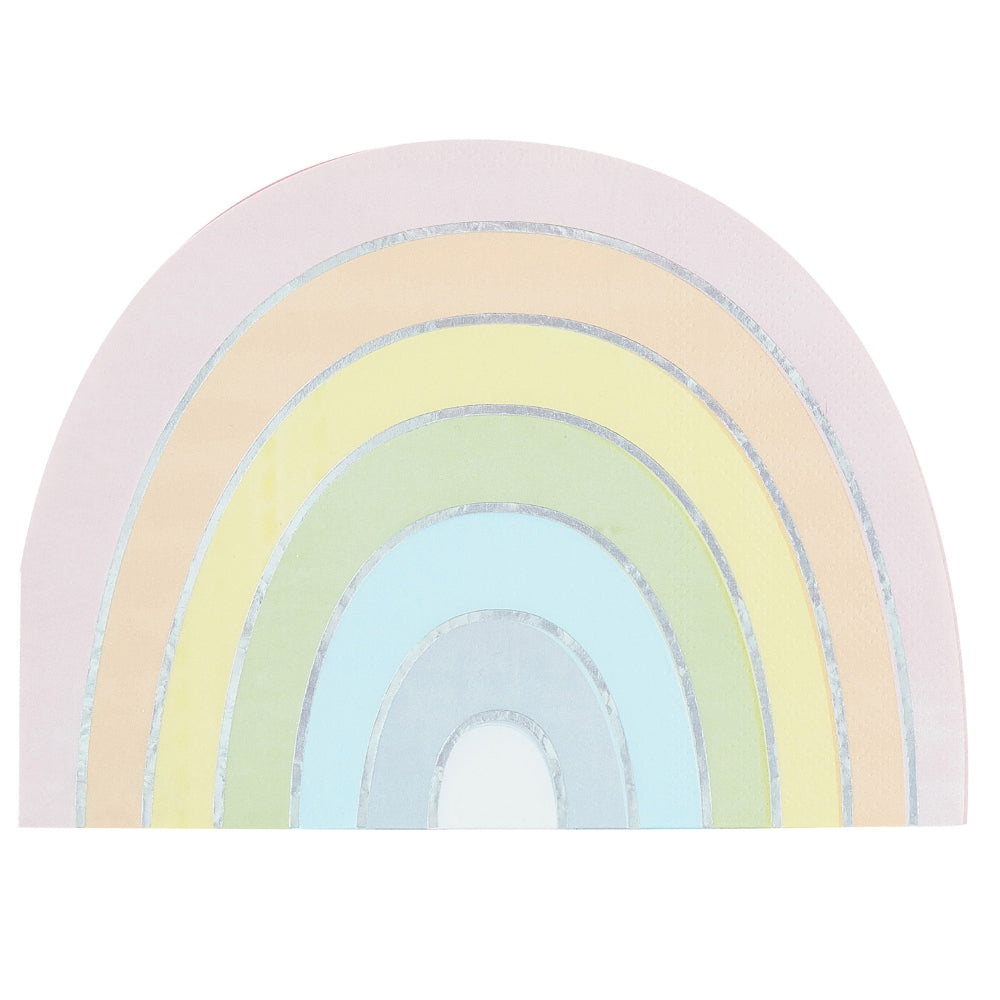 Gingerray serwetki papierowe Pastel and Iridescent Rainbow Napkins
