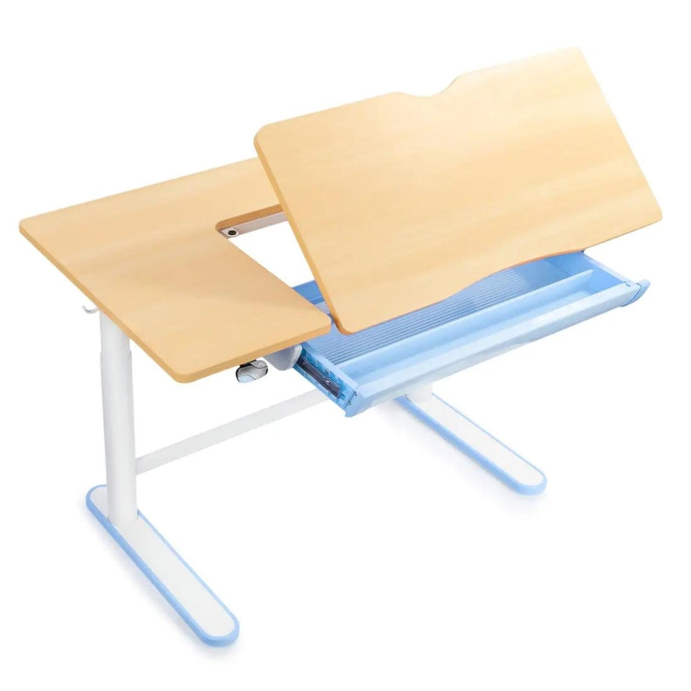 Spacetronik Elektryczne biurko dla dziecka z półką XD 112x60 cm (niebieskie)