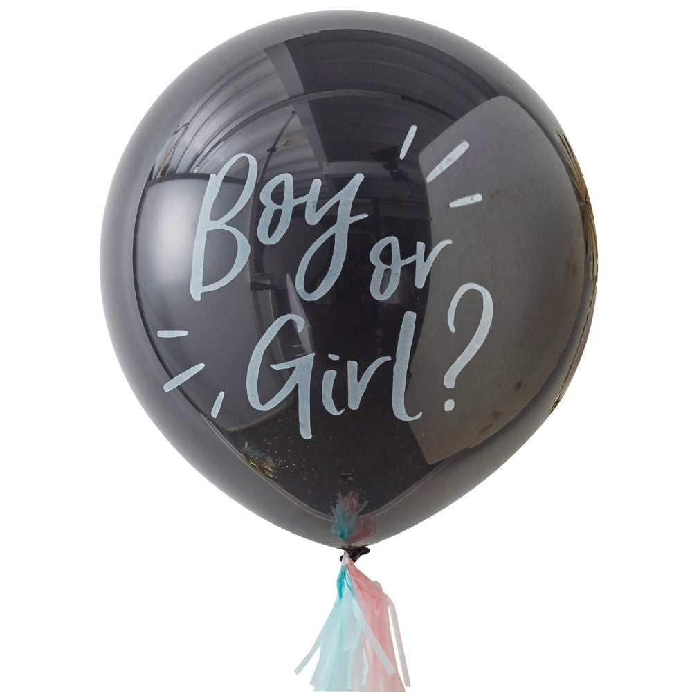 Gingerray balony foliowe Boy Or Girl Gender Reveal Balloon