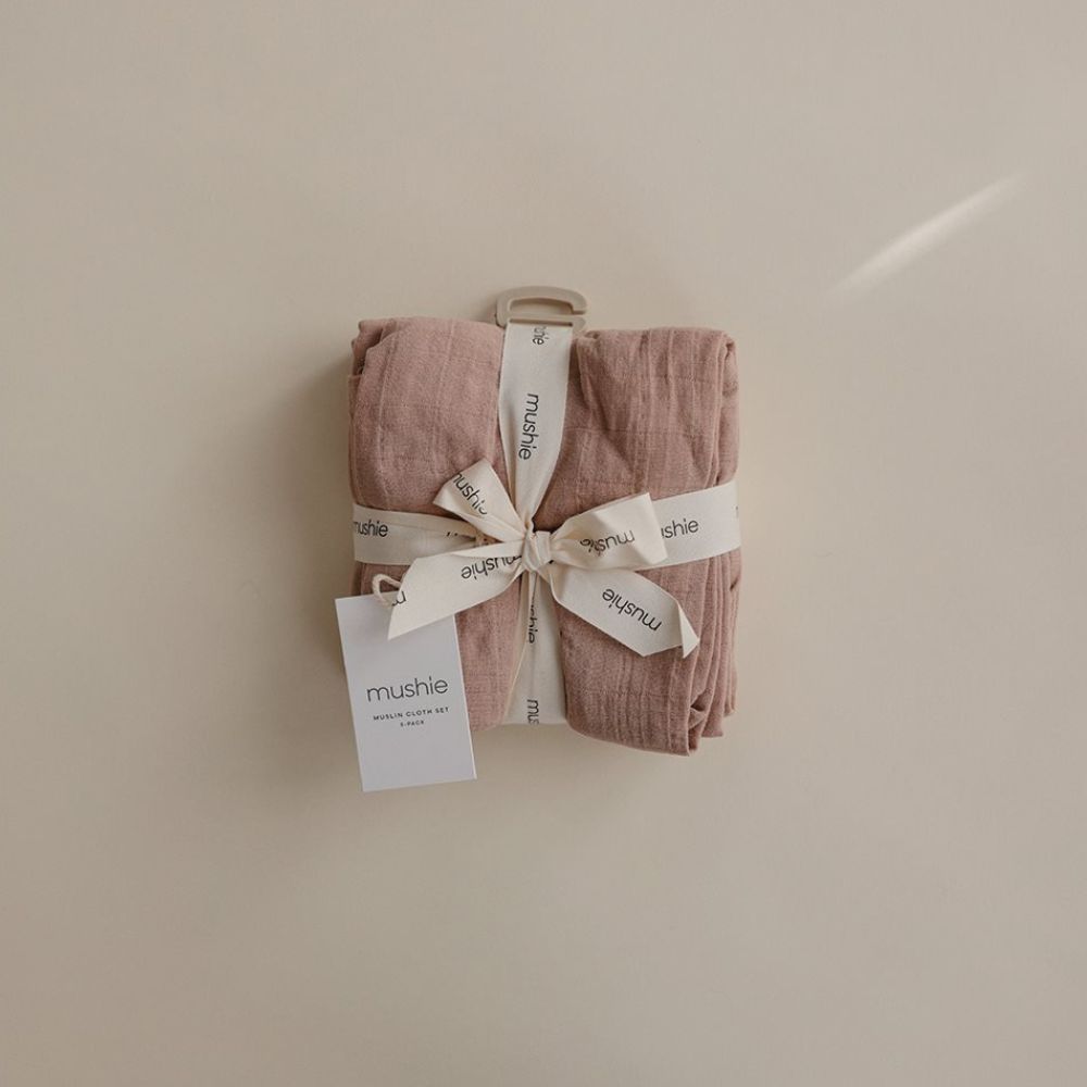 Mushie Pieluszki Muślinowe 3-Pack Natural