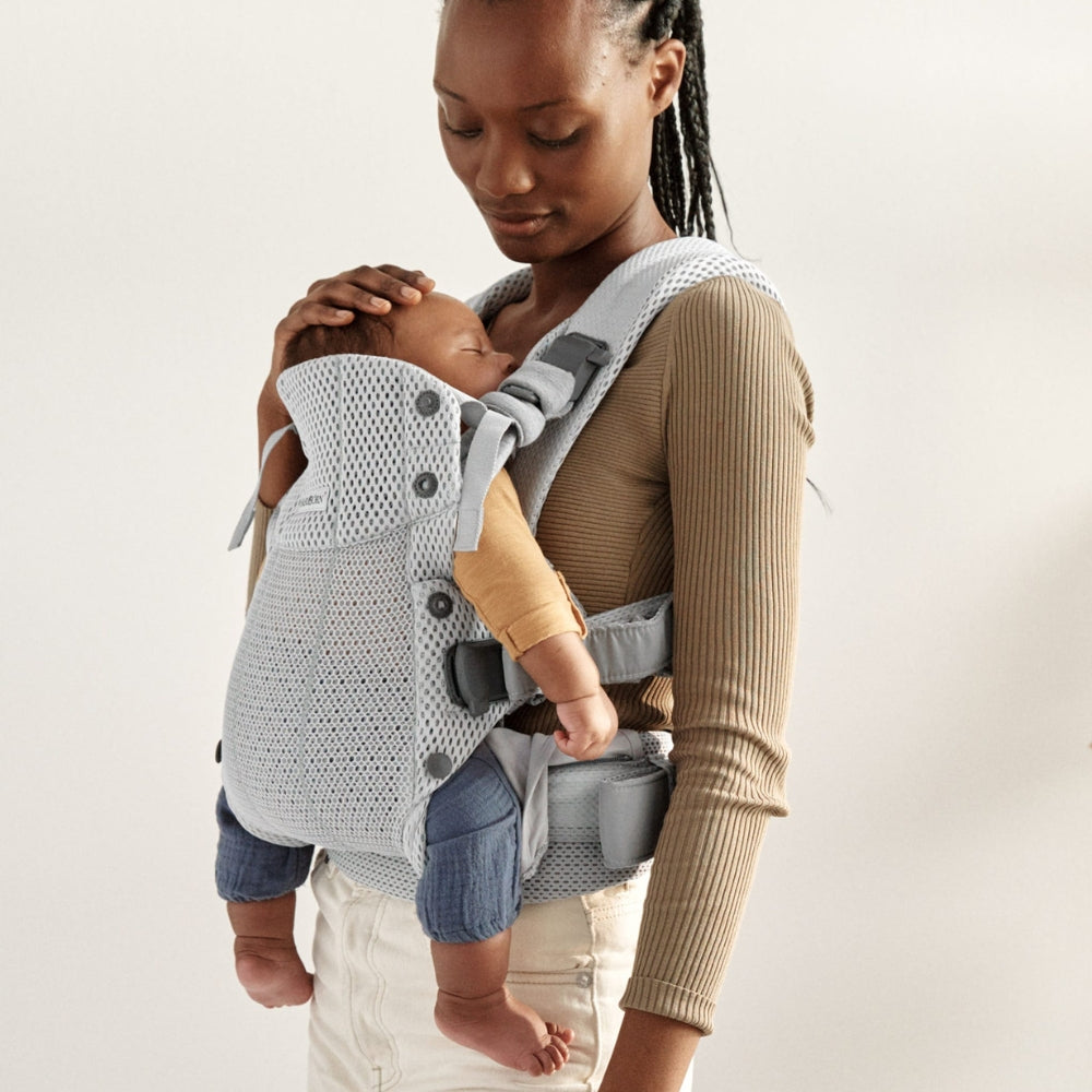 BABYBJORN nosidełko dla niemowlaka Harmony 3D Mesh Srebrny