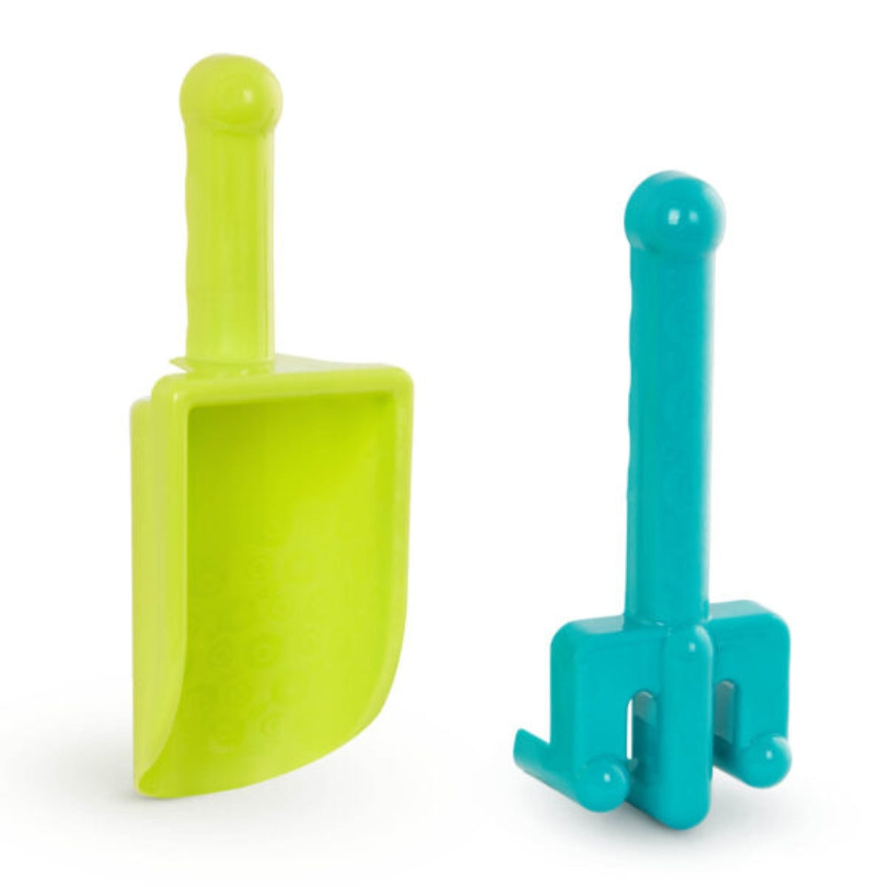 B.toys Zabawki do piasku Diggin’ Duo – łopatka i grabki