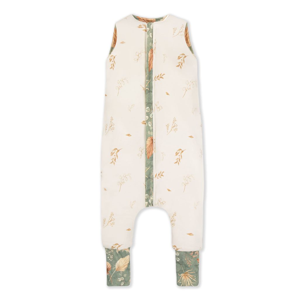 Sleepee Dwustronny śpiworek z nogawkami bohemian green bohemian botanic 1-2 lat