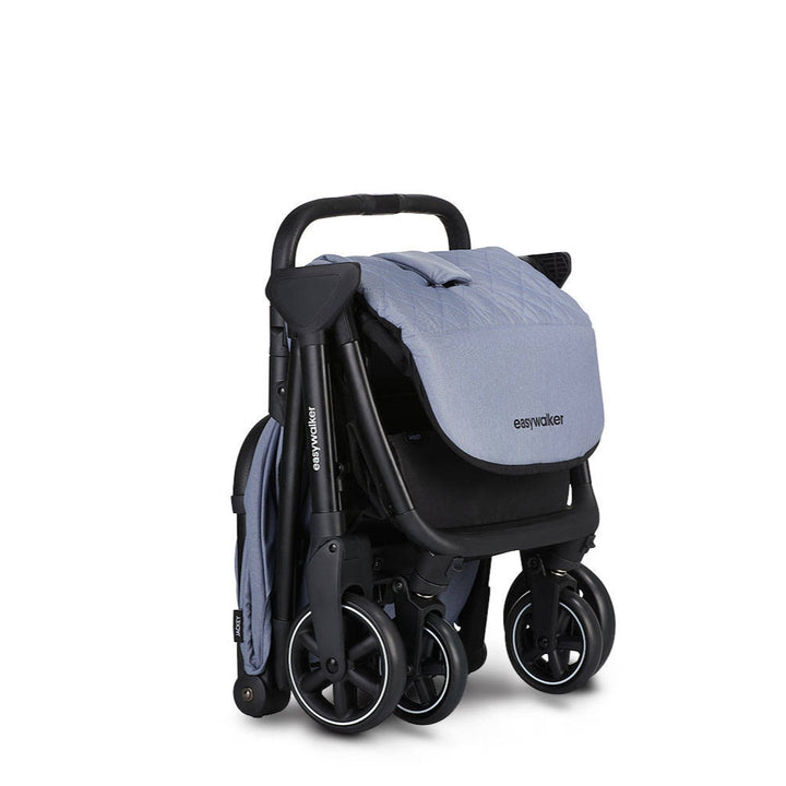 Easywalker wózek spacerowy samoskładający się z torbą transportową Steel Grey