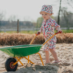 Ducksday Jednoczęściowy strój kąpielowy dla dziewczynki + bucket hat Coco rozmiar 98