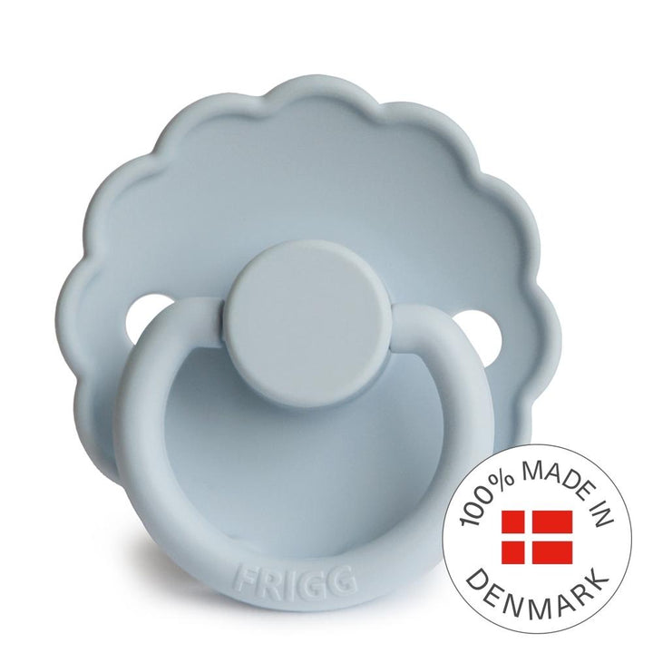 Frigg Smoczek dla niemowlaka silikonowy Daisy Powder Blue 0+