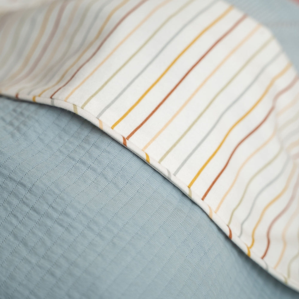 Little Dutch Otulacze dla niemowląt Vintage Sunny Stripes Pure Soft Blue 70 x 70 cm 2 szt