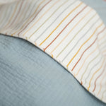 Little Dutch Otulacze dla niemowląt Vintage Sunny Stripes Pure Soft Blue 70 x 70 cm 2 szt