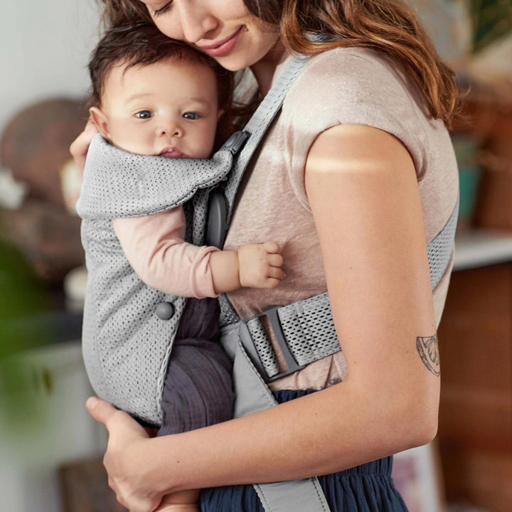 BABYBJORN nosidełko dla niemowlaka MINI 3D Mesh Szary