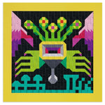 Djeco Zestaw kreatywny dla dzieci Pixel Art Najeźdźcy