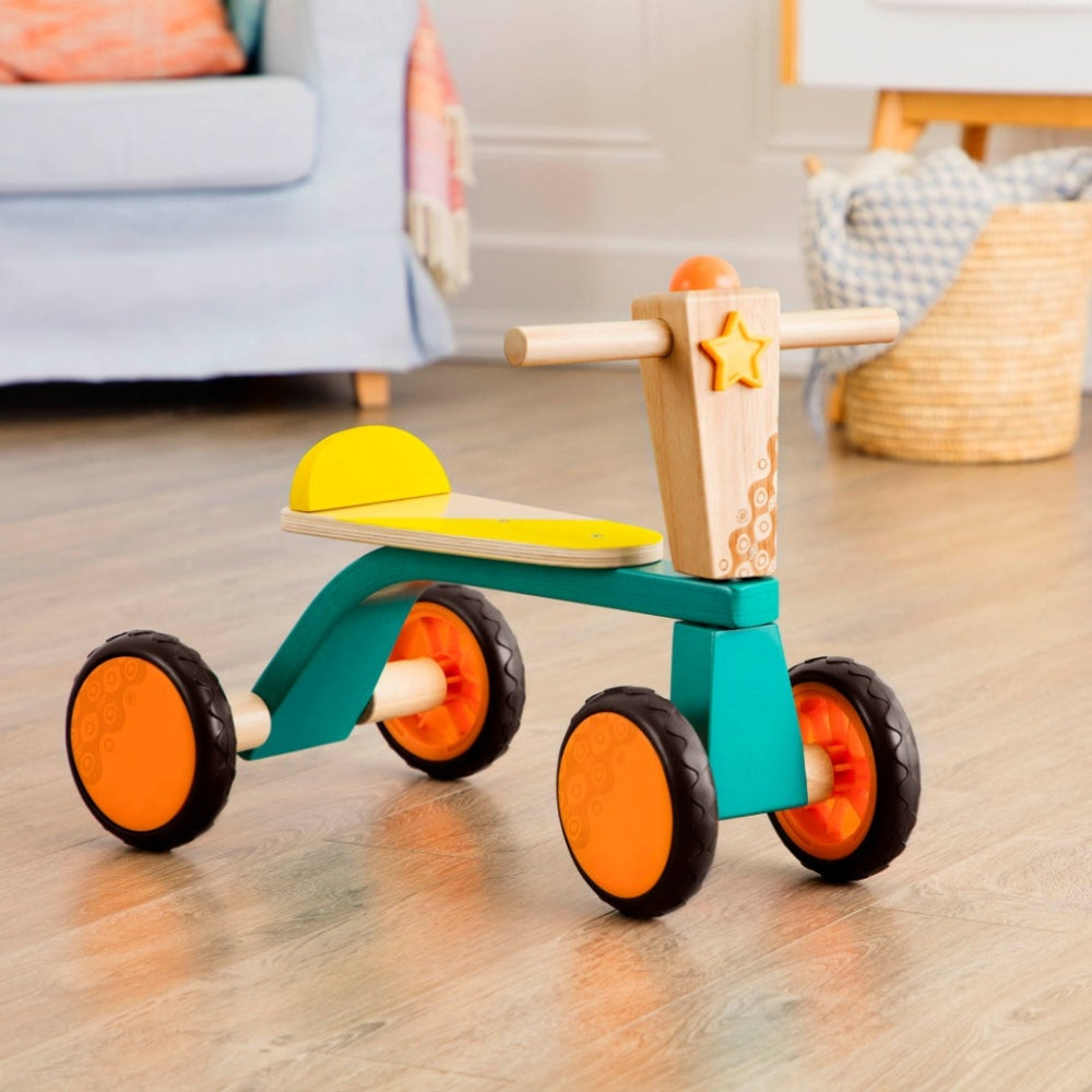 B.Toys Drewniany rowerek biegowy dla dzieci Smooth Rider