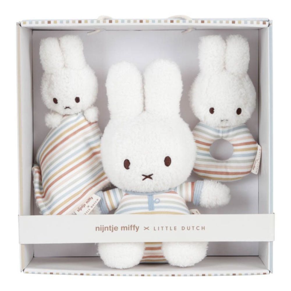 Little Dutch Miffy Prezentowy zestaw dla niemowlaka Vintage Sunny Stripes