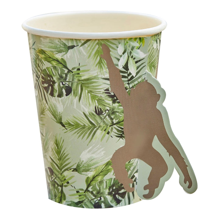 Gingerray Kubki papierowe Monkey Party Paper Cups