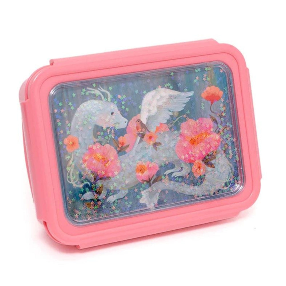 Petit Monkey lunchbox dla dziewczynki fairytale dragon "pearl stars"