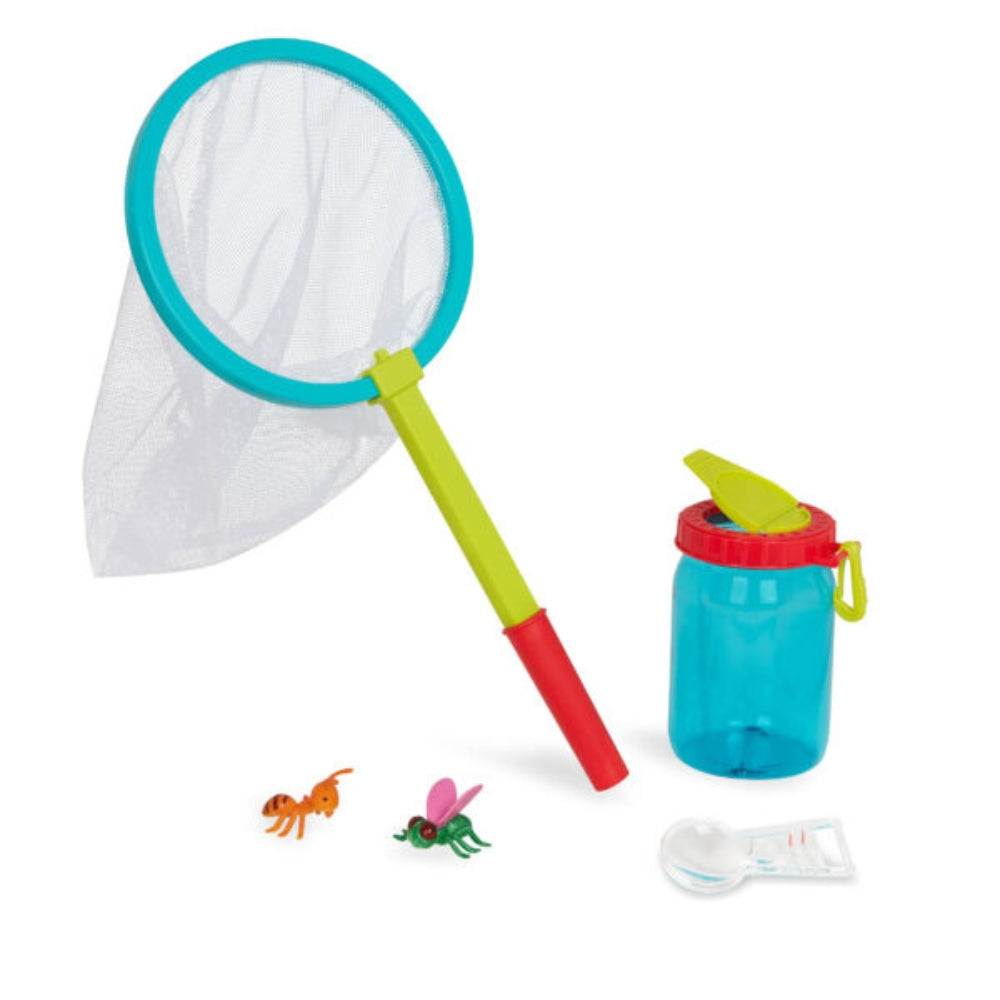 B.toys Zestaw małego odkrywcy Mini Catcher’s Kit – zestaw małego BADACZA przyrody – do łapania i obserwacji owadów