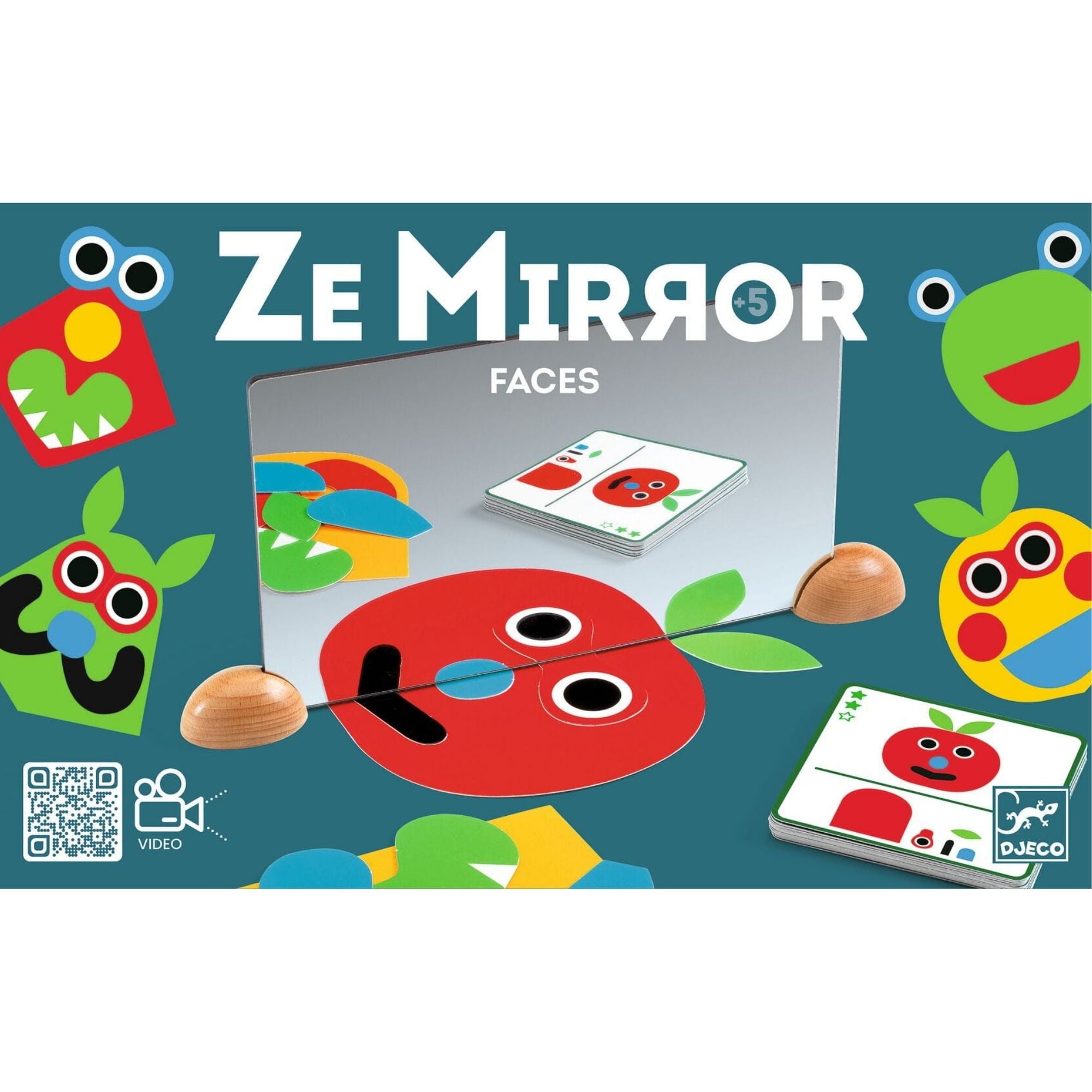 Djeco Gra edukacyjna dla dzieci Ze Mirror Twarze