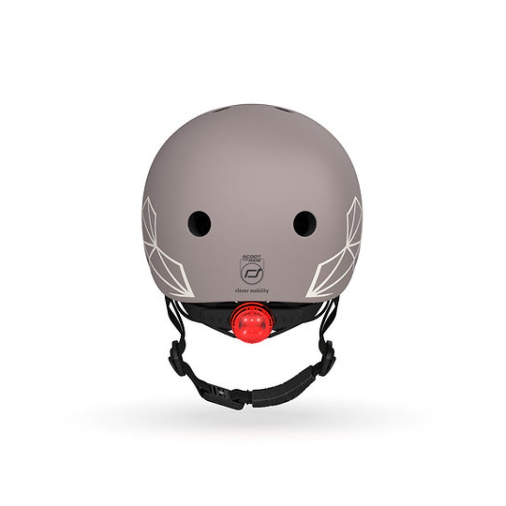 Scootandride Kask dla dzieci XXS-S 1-5 lat Brown Lines