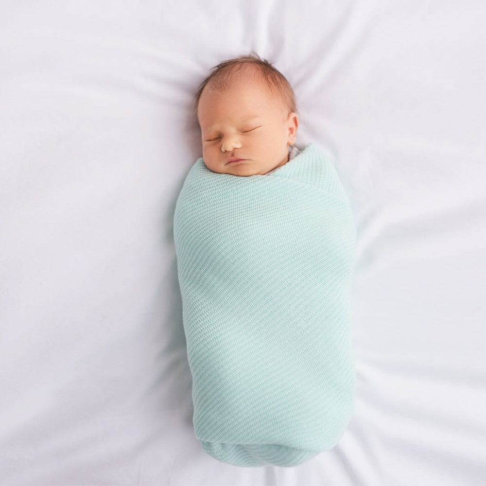 Lullalove otulacz kocyk dla niemowlaka bambusowy mgiełka kokos