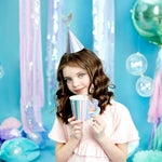 Party Deco Kubki papierowe Syrenka 220ml 6 sztuk