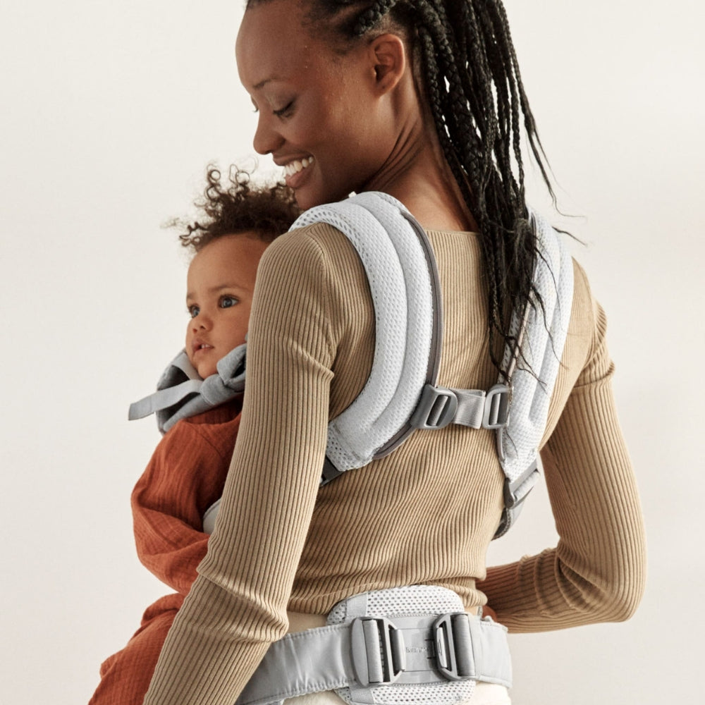 BABYBJORN nosidełko dla niemowlaka Harmony 3D Mesh Srebrny