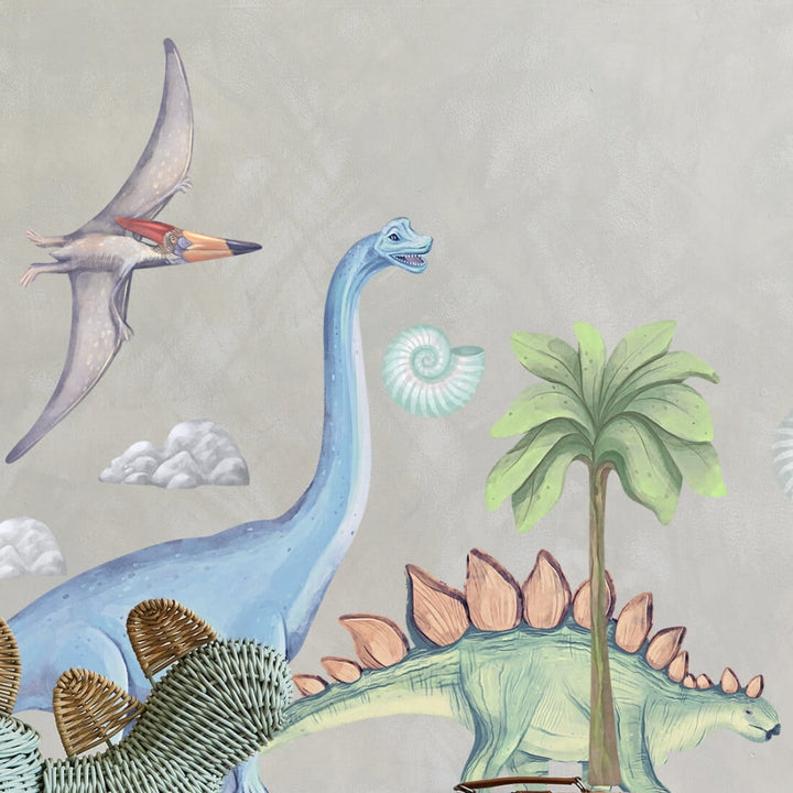 PASTELOVELOVE naklejki na ścianę dla dzieci dinozaury II